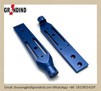 Thành phần Anodized nhôm màu xanh được gia công CNC