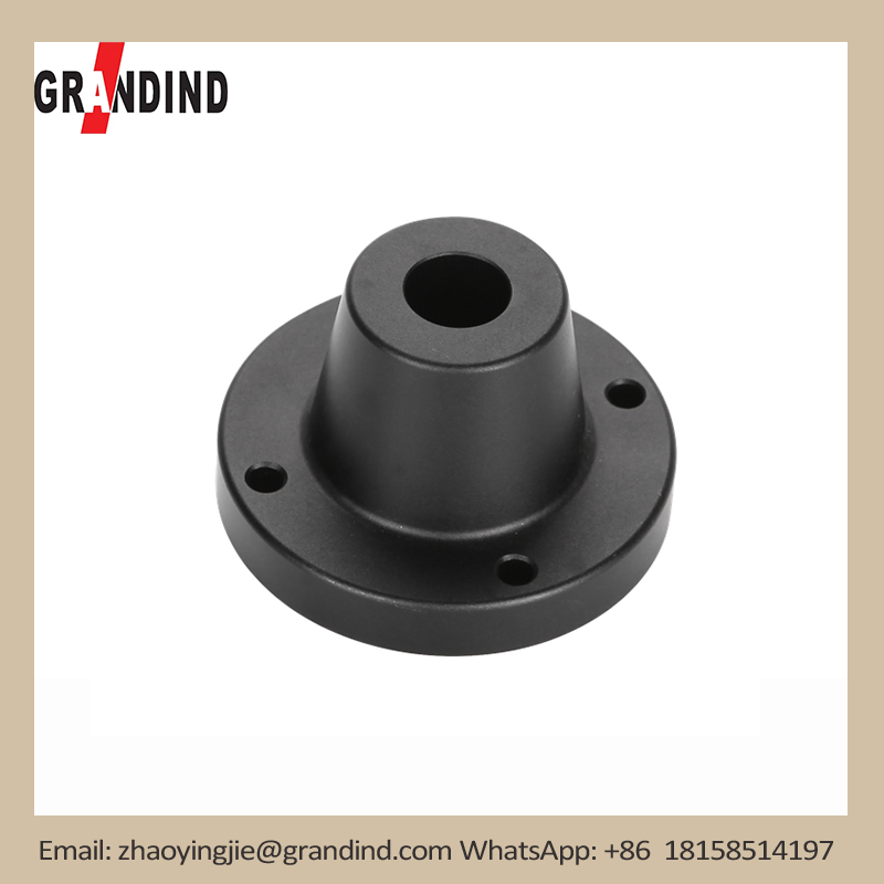 Ống lót mặt bích hợp kim nhôm oxit đen | Linh kiện chính xác CNC - GRANDIND